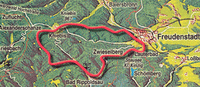 Wanderkarte Schwarzwald